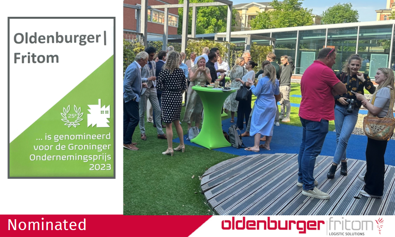 Oldenburger|Fritom is one of the ten nominees for the Groningen Enterprise Award 2023.