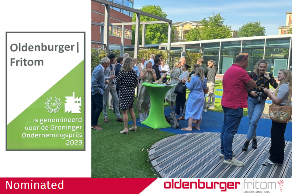 Oldenburger|Fritom is one of the ten nominees for the Groningen Enterprise Award 2023.