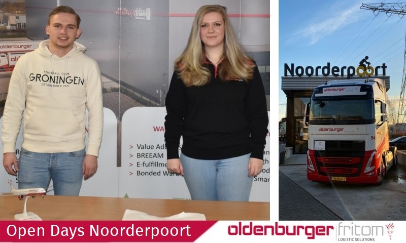 Oldenburger|Fritom participates in the open days of the Noorderpoort Logistics vocational college.