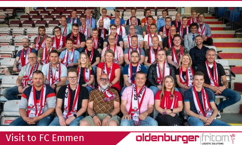 On June 28, 2022, the employees of Oldenburger|Fritom visited FC Emmen.