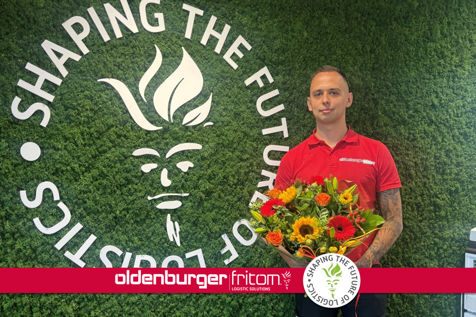 Oscar Engelen 5 Years Of Service Warehouse Operator Oldenburger Fritom