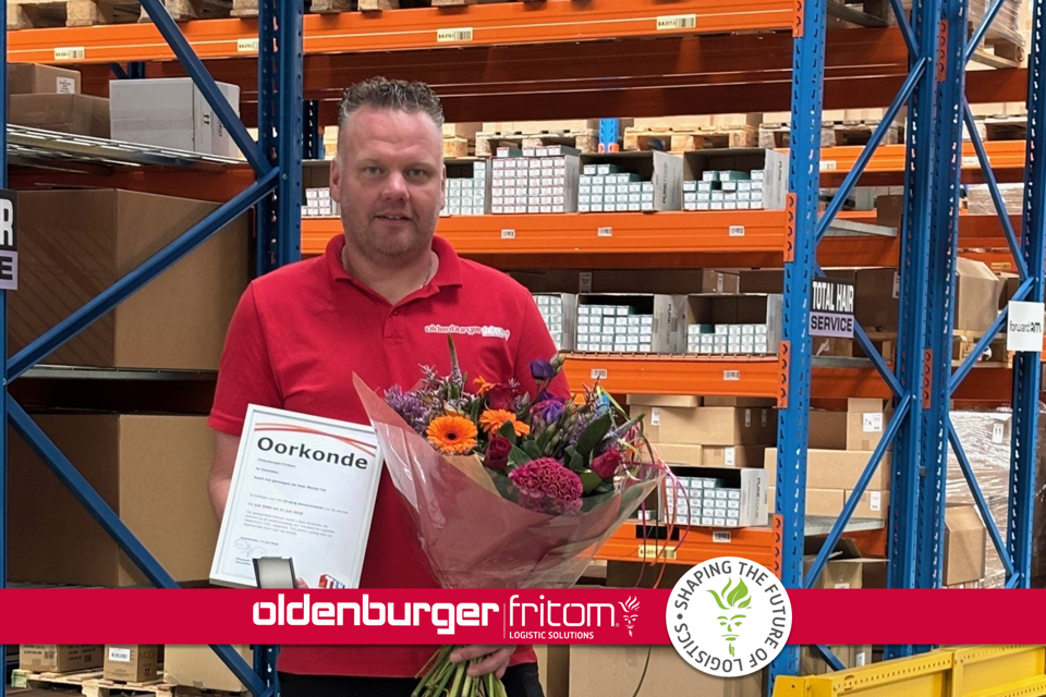 Michel Tol 25 Years Of Service At Oldenburger Fritom
